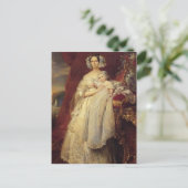 フランツ・ウィンターハルター – オーリーン公爵夫人と息子 ポストカード (スタンド正面)