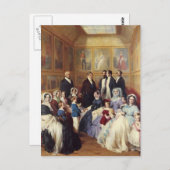 フランツ・ウィンターハルター – クイーンビクトリア&プリンスアルバート ポストカード (正面/裏面)