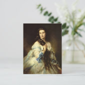 フランツ・ウィンターハルター – バーバラドミトリエヴナメルガソフ ポストカード (スタンド正面)