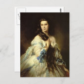 フランツ・ウィンターハルター – バーバラドミトリエヴナメルガソフ ポストカード (正面/裏面)