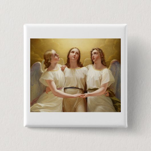 フランツ・カディク – 三つの天使 – 1822 -絵画s 缶バッジ (正面)