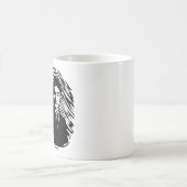 フランツ・カフカのポートレート コーヒーマグカップ (中央)