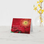 フランツ・カフカの引用文の空白のな花のメッセージカード カード (黄色い花)