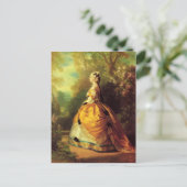 フランツ・ザバーウィンターハルター – 皇后エグニー ポストカード (スタンド正面)