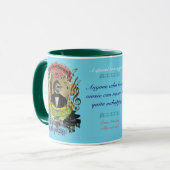 フランツ・シューベルトSchubirdのおもしろいな鳥の動物作曲家 マグカップ (正面左)