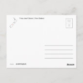 フランツ・ジョセフ・グレッシャー（ネーゼランド）ポストカルテ ポストカード (裏面)