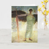 フランツ·スタックエンジェル·ウィズ·ザ·炎の剣 カード (黄色い花)