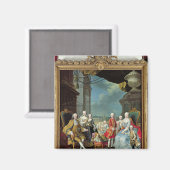 フランツ・ステファン私は妻のマリー・テリーズと共に マグネット (正面/裏面)