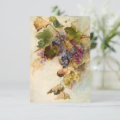 フランツ・ビショフによる葡萄のつる植物 サンキューカード (スタンド正面)