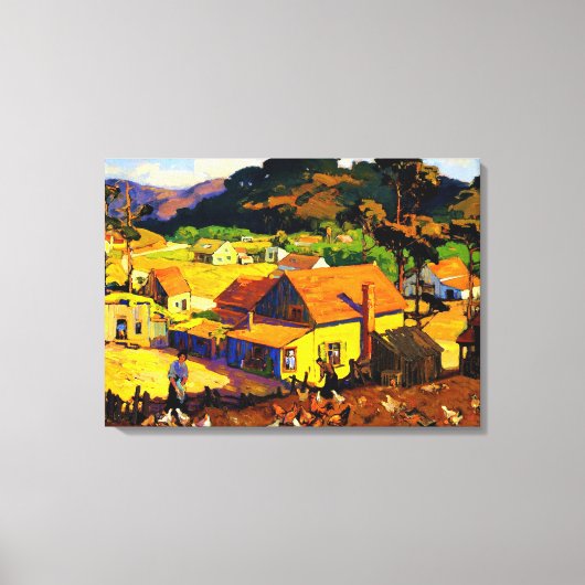 フランツ・ビショフ – キャンブリアの午後のシジル キャンバスプリント (正面)