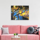 フランツ・ビショフ – モントレー生まれ州クレフトツリーズ キャンバスプリント (インサイチュ (リビング))