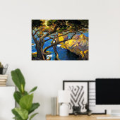 フランツ・ビショフ – モントレー生まれ州クレフトツリーズ ポスター (ホームオフィス)