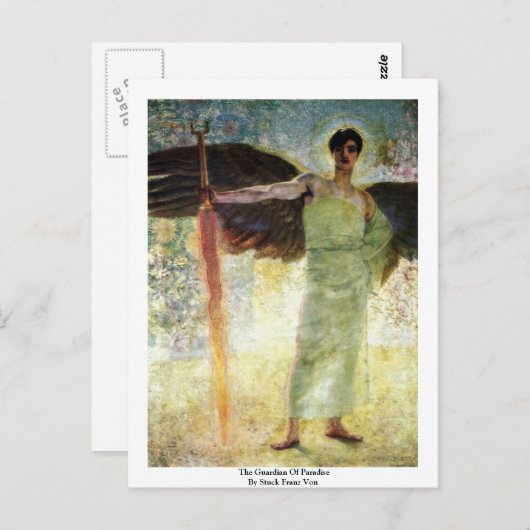 フランツ・フォンが立ち往生して、楽園の守護者となった。 ポストカード (正面/裏面)