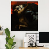 フランツ・フォン・スタックによるスフィンクスキス ポスター (ホームオフィス)