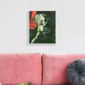 フランツ・フォン・スタック – Siisyphus キャンバスプリント (インサイチュ (リビング))