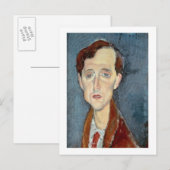 フランツ・ヘレンポートレート, 1919 (油・オン・キャンバス) ポストカード (正面/裏面)