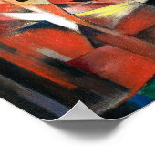 フランツ・マルクのキツネ(1913年)有名絵画な映画。 ポスター (角)