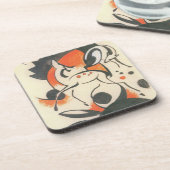 フランツ・マルクの二頭の鹿 コースター (左側)