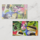 フランツ・マルクの樹木のある家 名刺 (正面/裏面)