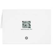 フランツ・マルクの虎、ヴィンテージ表現主義アート (裏面横)