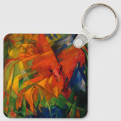 フランツ・マルクの風景の中の動物 キーホルダー (裏面)