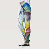 フランツ・マルク絵画有名ブルーホース（1911年） レギンス (左)