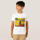 フランツ・マルク著景色の馬 Tシャツ (正面フル)
