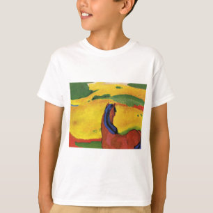 フランツ・マルク著景色の馬 Tシャツ