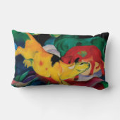 フランツ・マルク著黄色い牛 ランバークッション (裏面)