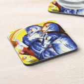 フランツ・マルク青い馬のコースターのタワー コースター (左側)