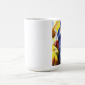 フランツ・マルク青い馬のタワー コーヒーマグカップ (中央)