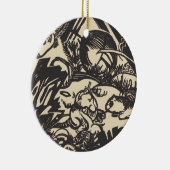 フランツ・マルク|の動物の伝説Tierlegende セラミックオーナメント (右)