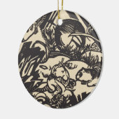 フランツ・マルク|の動物の伝説Tierlegende セラミックオーナメント (左)