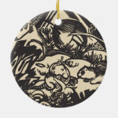 フランツ・マルク|の動物の伝説Tierlegende セラミックオーナメント (裏面)