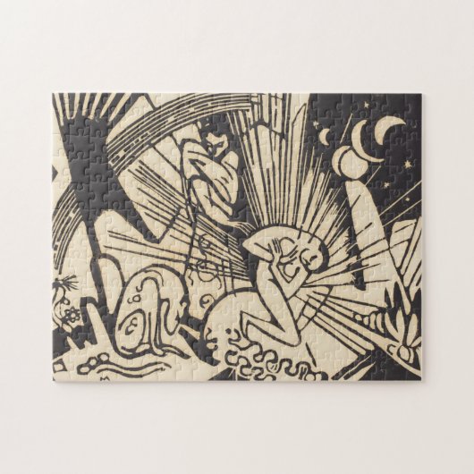 フランツ・マルク|の和解Versoehnung ジグソーパズル (横)