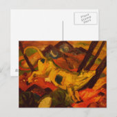 フランツ・マルク・アート ポストカード (正面/裏面)