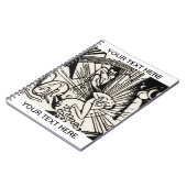 フランツ・マルク・ウッドカットのパーソナライズされた和解 ノートブック (左側)