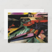 フランツ・マルク – オオカミ戦争（バルカン戦争） ポストカード (正面/裏面)