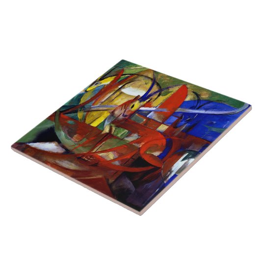 フランツ・マルク – ガゼル， タイル (側面)