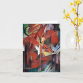 フランツ·マルク-キツネズ， 1913 カード (黄色い花)