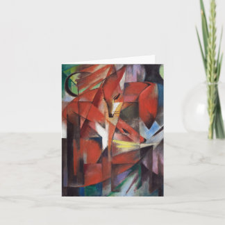 フランツ·マルク-キツネズ， 1913 カード