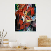 フランツ・マルク |キツネ(1913) ポスター (キッチン)