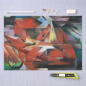 フランツ・マルク |キツネ(1913) 薄葉紙 (クラフト)