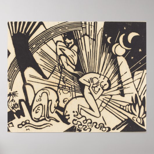 フランツ・マルク |和解Versoehnung ポスター (正面)