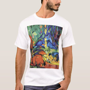 フランツ・マルク-森林(ii)のシカ tシャツ