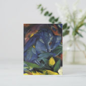 フランツ・マルク – 野豚(イノシシとイノシシ) ポストカード (スタンド正面)