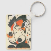 フランツ・マークによる2鹿との合成 キーホルダー (裏面)