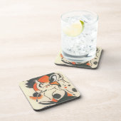 フランツ・マークによる2鹿との合成 コースター (右側)