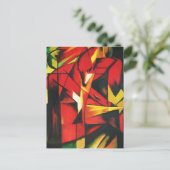 フランツ・マークのキツネのポストカード ポストカード (スタンド正面)