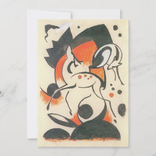 フランツ・マークの二頭の鹿 (正面)